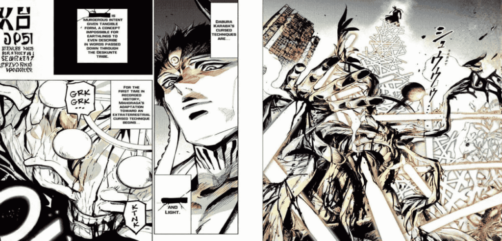 Jujutsu Kaisen revela o poder assustador de Dabura no capítulo 15