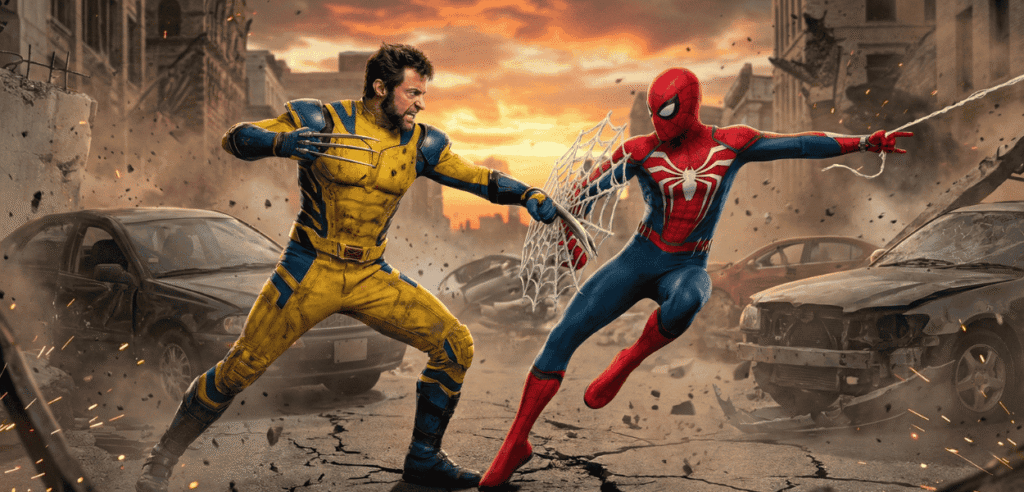 Vingadores 5: Marvel confirma confronto épico entre Wolverine e Homem-Aranha