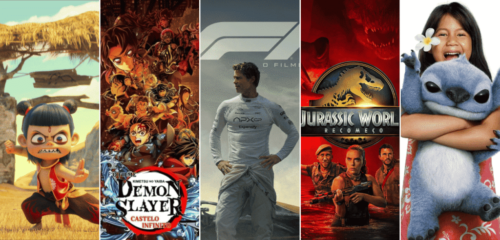 Ranking das 10 maiores bilheteiras do ano: quem dominou os cinemas em 2025?