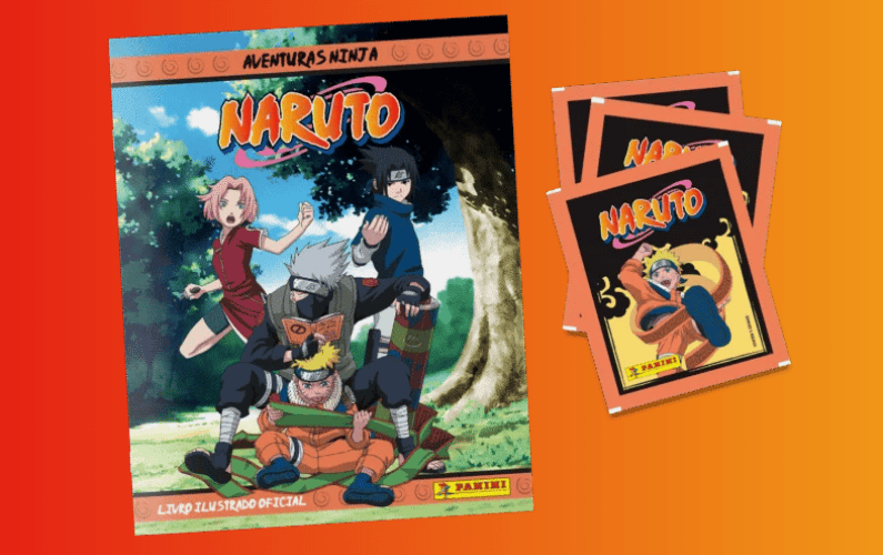 Naruto Ganha Álbum de Figurinhas pela Panini — e Fãs já Estão em Busca das Raras