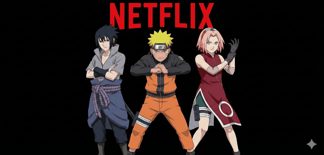 Netflix adiciona mais episódios dublados de Naruto