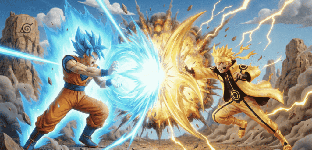 Goku vs Naruto: quem venceria numa luta real?
